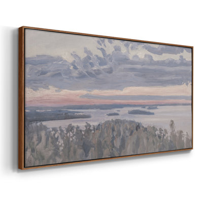 Série paysage - CMXLIV - Toile tendue avec châssis encadré - Prêt à être accroché