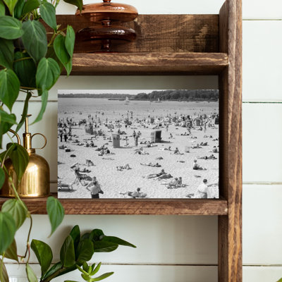 1930S Lake Shore Beach Berlin Germany Classic Retro Vintage Beach City Wall Art