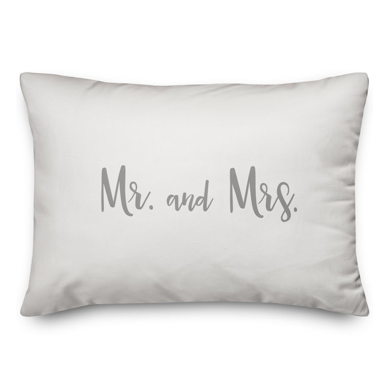  Mr. & Mrs. Throw, Gray/White