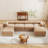 Modular Sectional Sofa with Storage, Extra Large U Shaped Sectional Couch for Living Room, Convertible Modular Sofa Couch with Storage Ottoman, Deep Seat, Cylindrical Backrest and Armrests