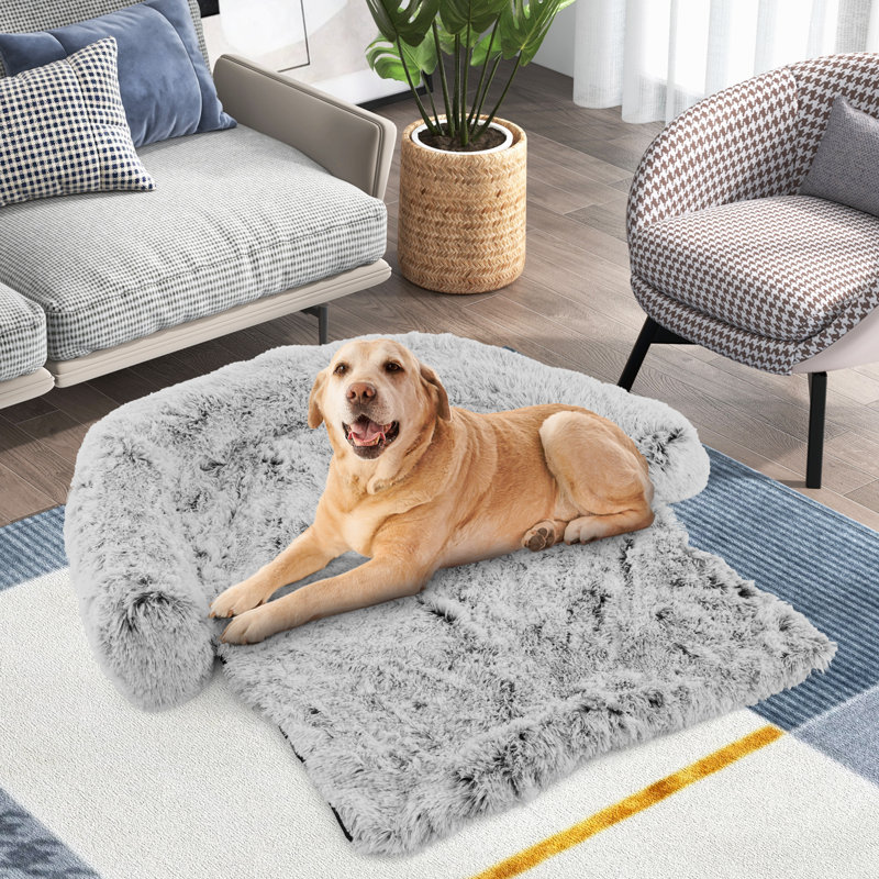 Arrigo Pet Bed, 18cm H x 120cm W x 115cm D, Grey