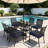 4" Thick Outdoor Chair Seat Cushions, High-Resilience Foam Dinging Chair Cushions, Water-Resistant Outdoor Replacement Cushions with Handle and Non-Slip Bottom-538195751-539621221