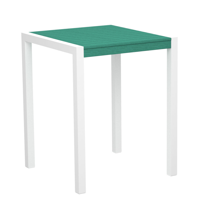Table de comptoir POLYWOOD MOD, Aruba, Blanc, L 35,18 po x P 35,18 po