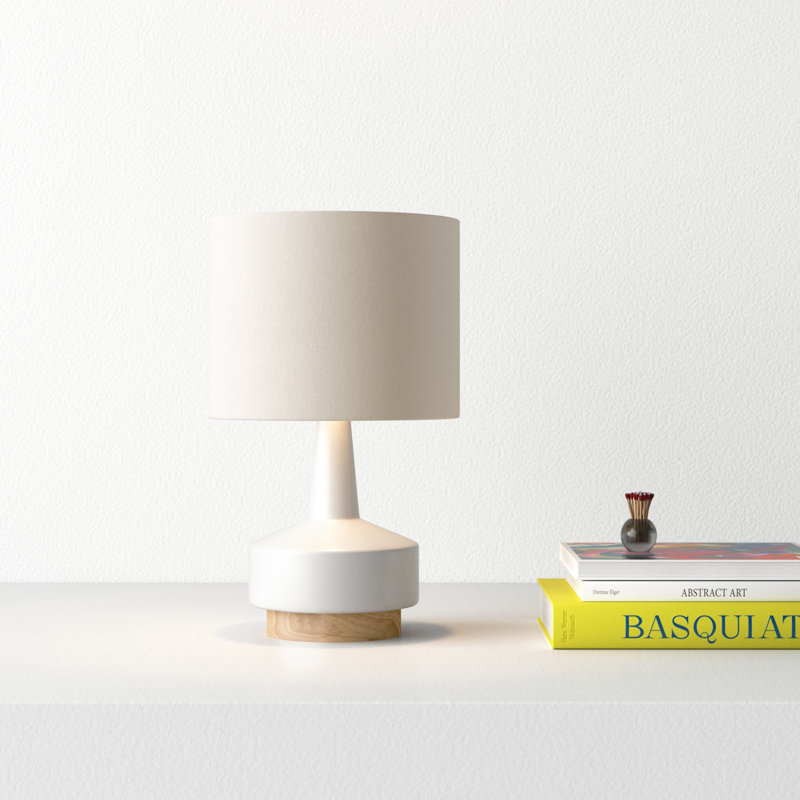 Aleksi Ceramic Table Lamp, White