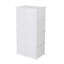 Meuble de chambre/entrée, blanc, 17,7 x 27,6 x 56,7 cm, 8 tablettes