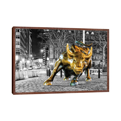 Angry Bull by David Gardiner - Print on Canvas