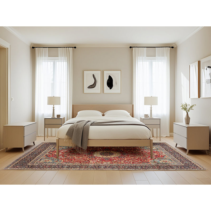 Achava Oriental Indoor Rug, Rectangle 5' x 8'