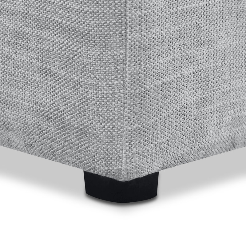 Canapé-lit modulaire extensible de 119 po Argos, Orienté à droite, Gris matinal