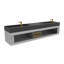 Meuble-lavabo double 84 po avec plateau Amazon-92646585-92646588-92646592