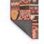 Tapis contemporain orange / rouge / noir-1502474210