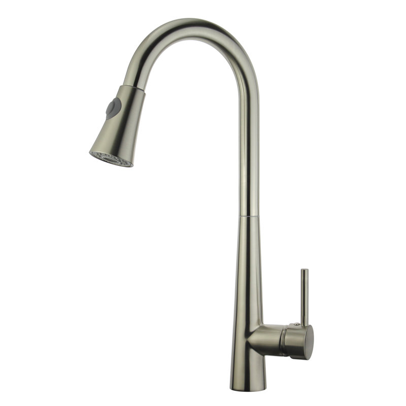 Legion Furniture Pull Down Kitchen Faucet, Brushed Nickel