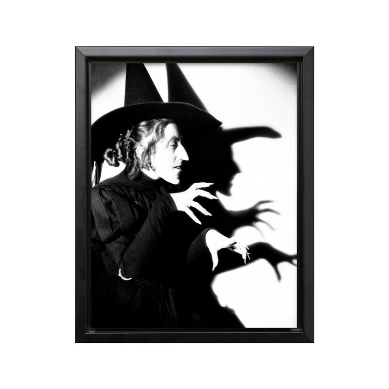 Wicked Witch of the West, Black Framed, Canvas, 16"H x 20"W