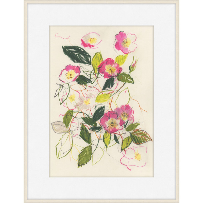 Fuschia Dog Rose 1 Print, 28" H x 24" W