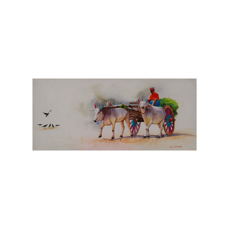A Busy Day | Acrylic On Canvas For Wall Decor | By Devraj
