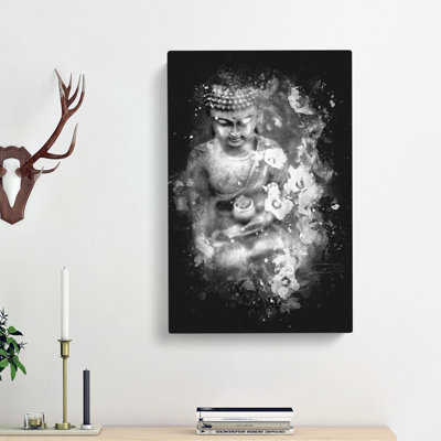 Buddha Surrounded - Wrapped Canvas