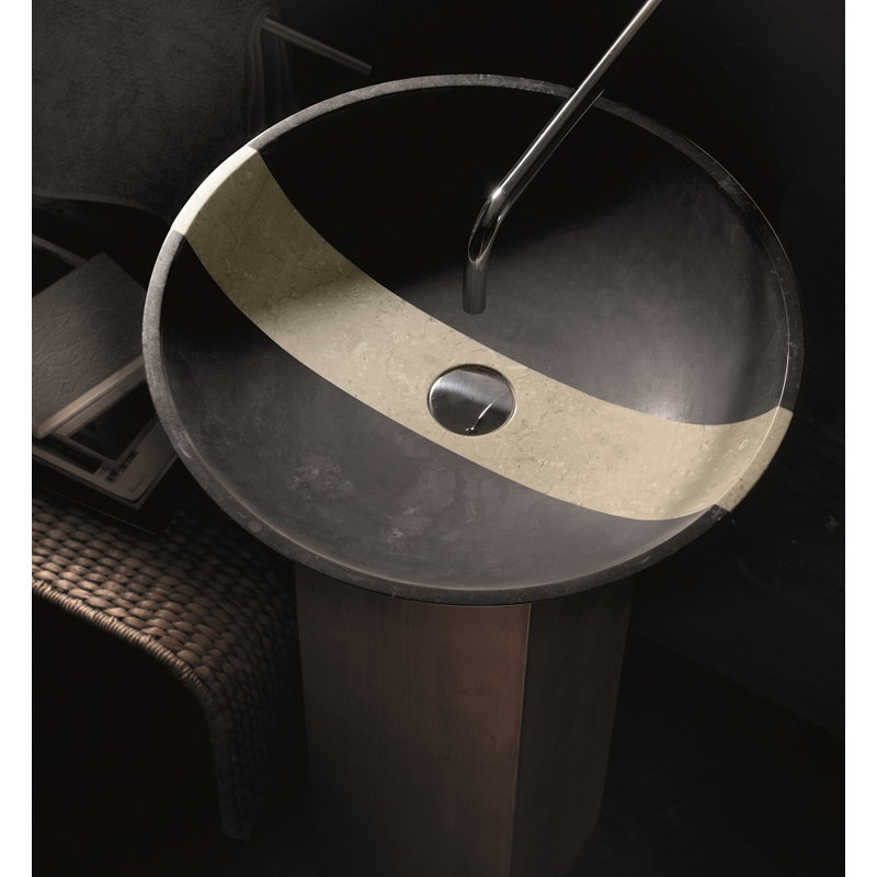Copalto 18'' L Bathroom Sink, Black