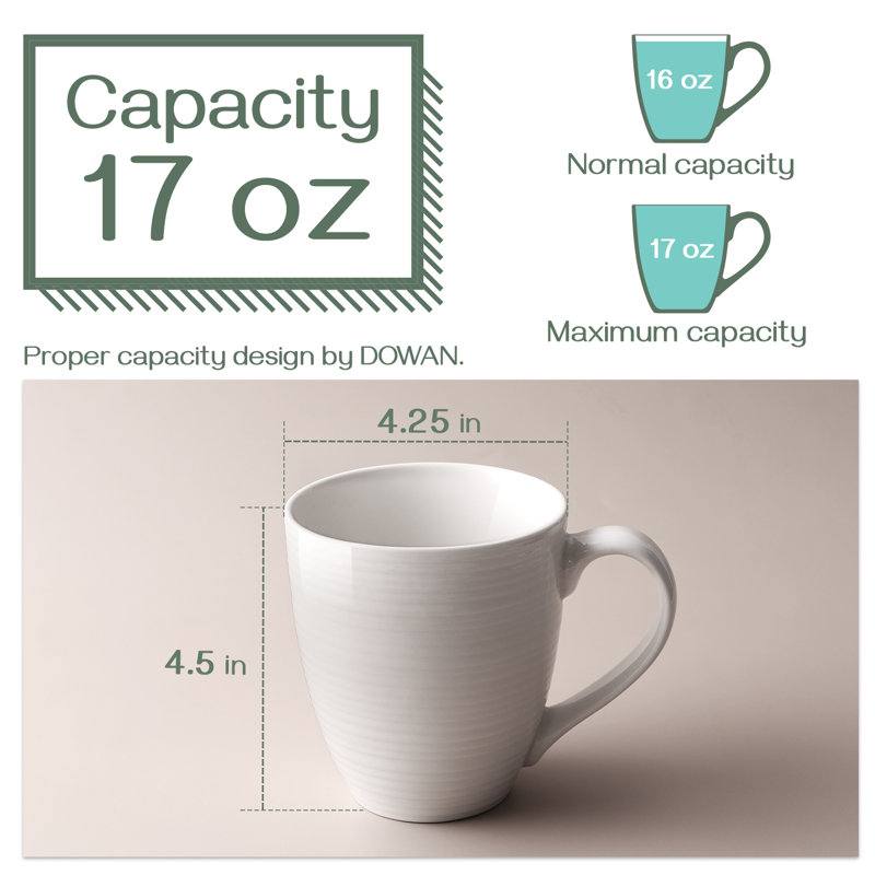 Tasse à café en céramique DOWAN, Blanc