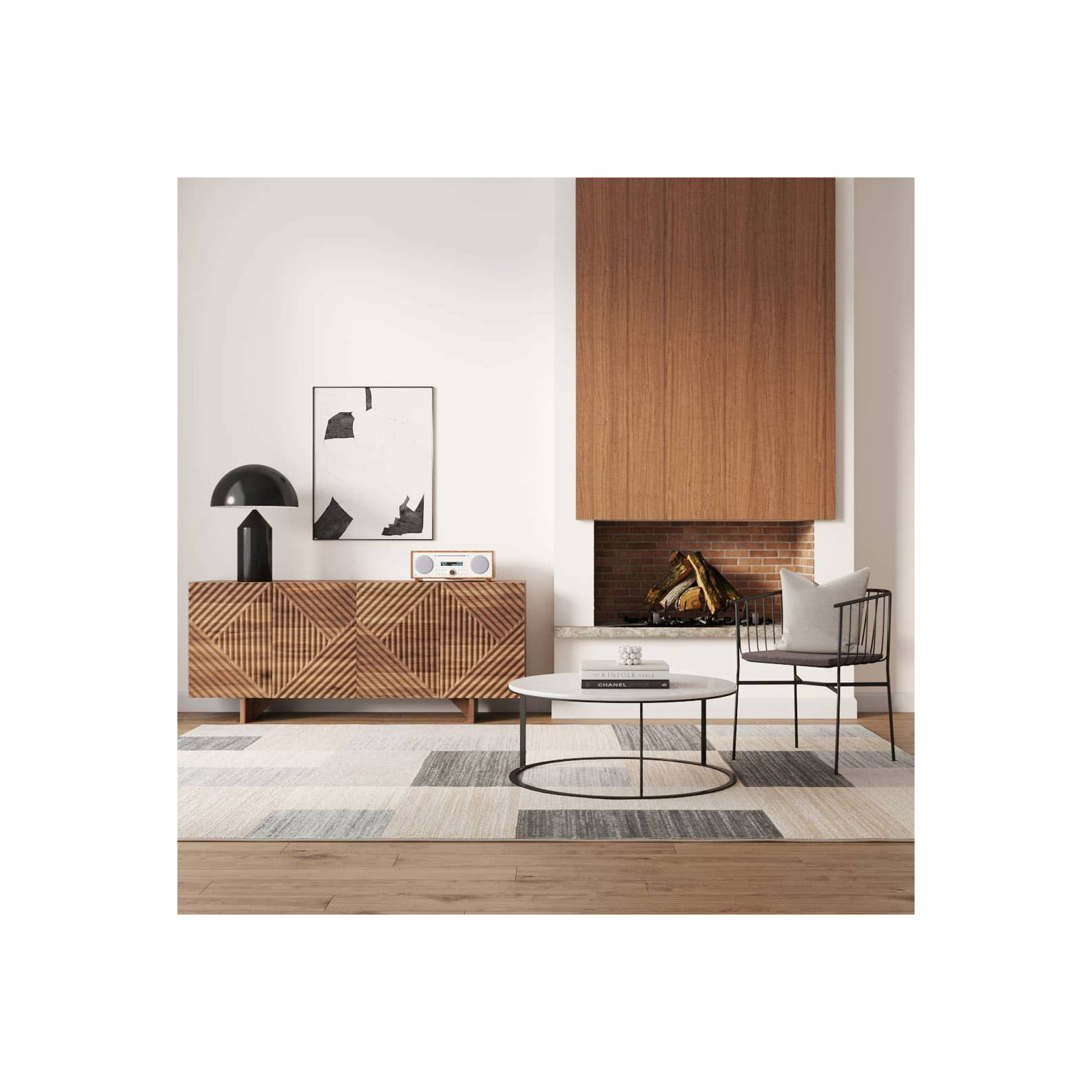 Juara 68.2" Wide Sideboard, Oak