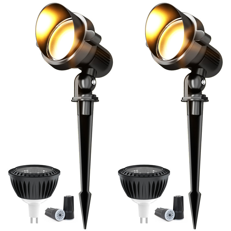 Lumière de paysage extérieure 10W: MR16 3000K 12-24V avec connecteur IP65