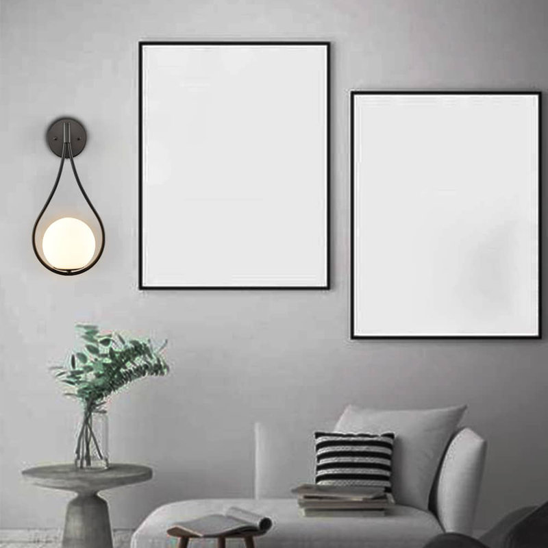 Pistey Armed Sconce, Matte Black