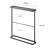 Yamazaki Home Bath Towel Hanger - Bathroom Organizer Storage Holder Dry Rack, Steel-1046180724