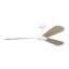 Visual Comfort Fan Paddle Smart 60 Indoor Ceiling Fan with Threaded Downrod, Oak ABS blades and Handheld Remote-1581087672-1581087671