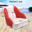 Fauteuil capitaine de bateau passepoil avec dossier ergonomique et mousse de compression épaisse-346100240