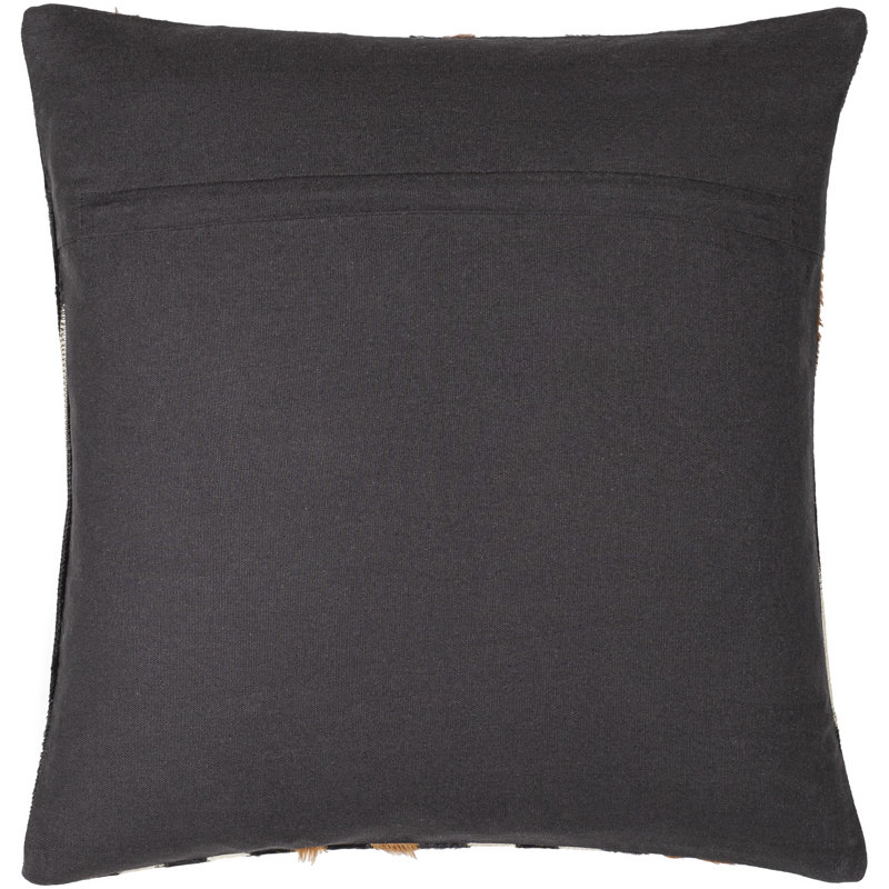 Housse de coussin carré en cuir Nashville