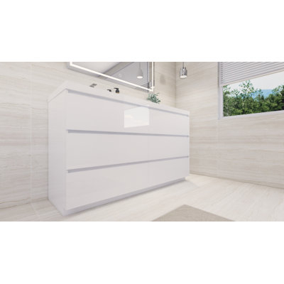 Ensemble de meuble-lavabo simple 60 po Hardy