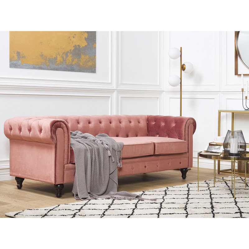 Paseo 3 Seater Sofa, Pink
