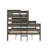 Twin XL Over Queen Bunk Bed With Ladder-1791221760