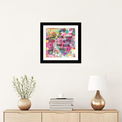 « is unique », peinture sur toile