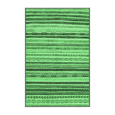 Keyen Washable Geometric Indoor Rug