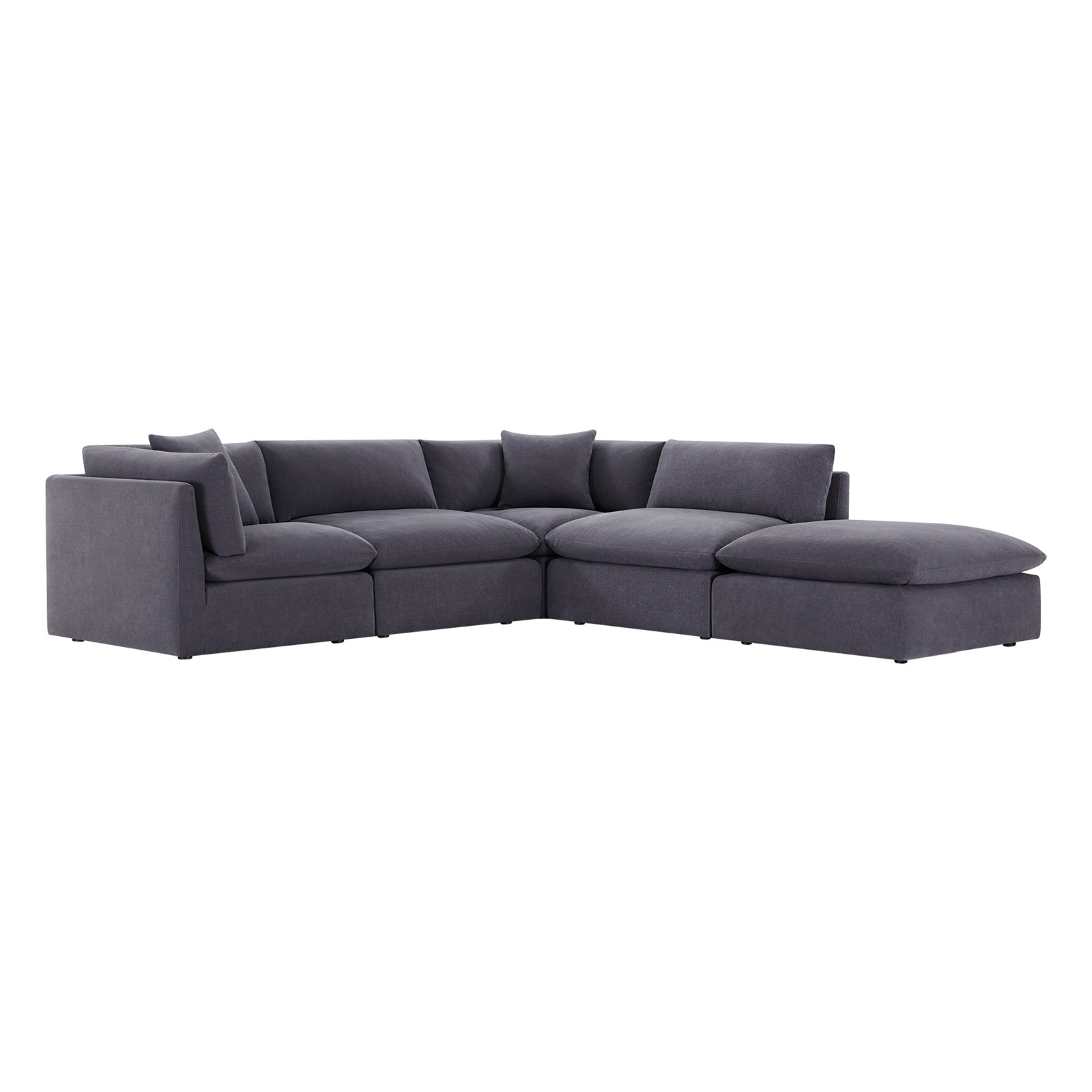 Annabella Modular Sectional, Willow Zinc Performance Chenille