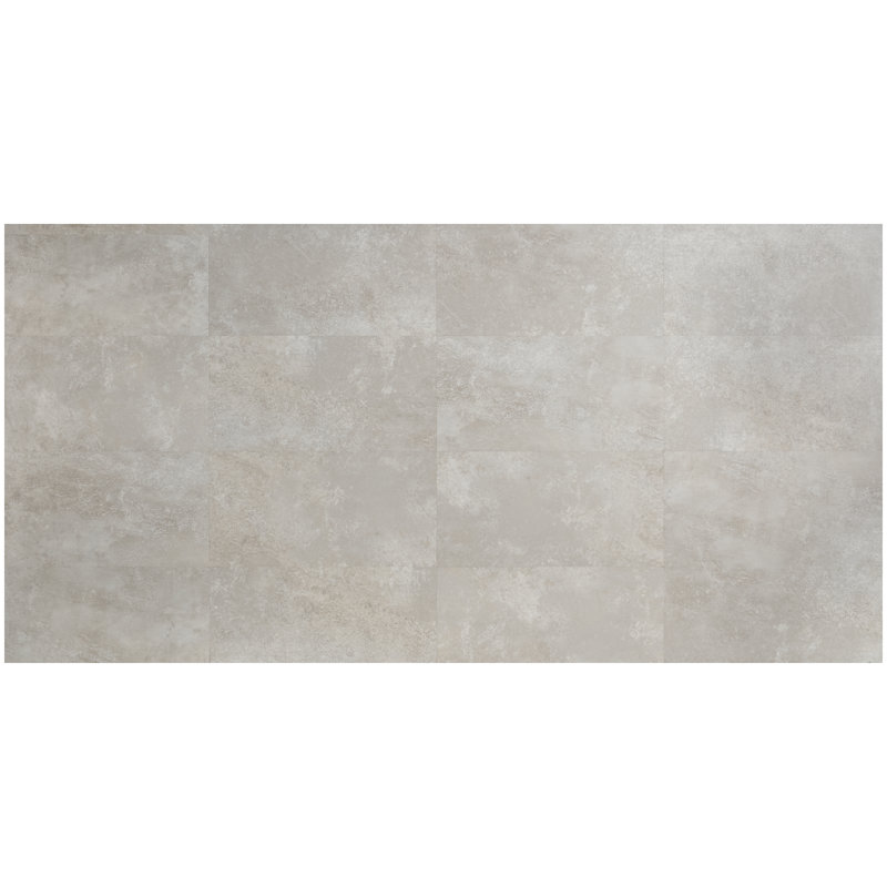 Revive 12mil Metalcrete 12.4" x 24.4" Waterproof Glue Down Luxury Vinyl Tile (36 Sq. Ft. / Case), Beige