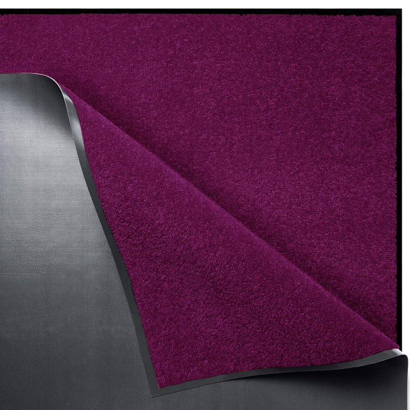 Boothe Doormat, 0.7cm H x 80cm W x 120cm D, Purple
