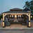 Pavillon de jardin en bois de cèdre 11 pi x 13 pi