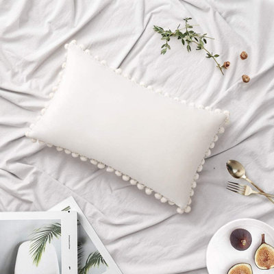 Solid Colour Velvet Pillow Cover