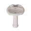 Lavabo de salle de bain ovale en céramique avec trop-plein 27 po Regent-40144937-40144936