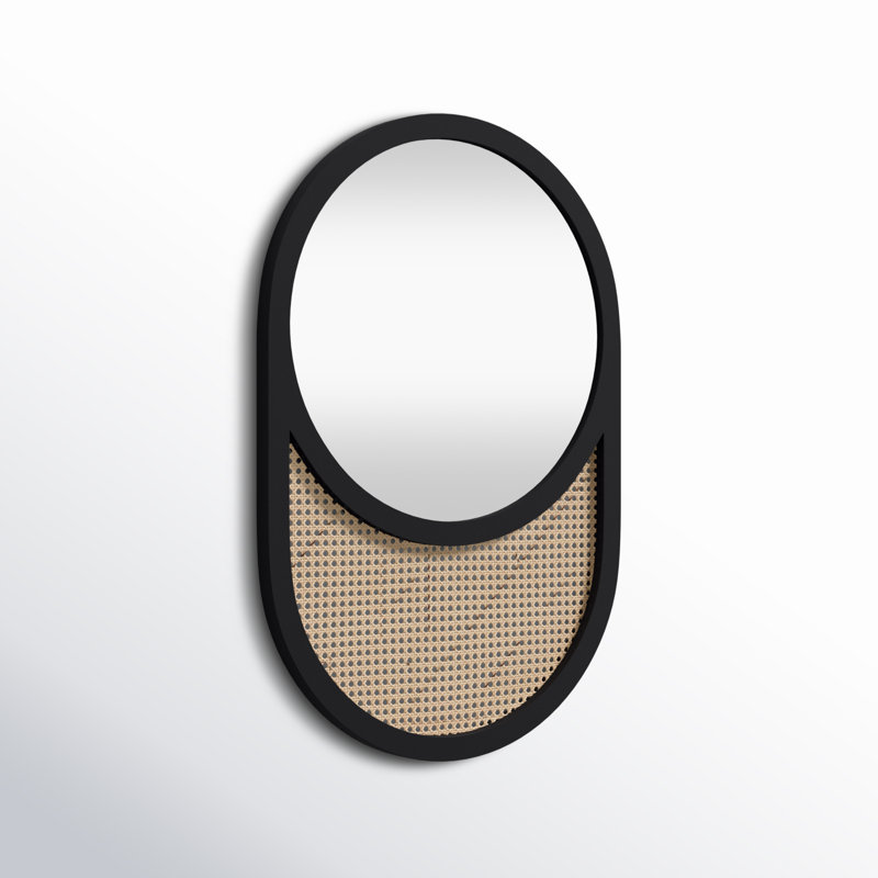 Miroir Risley, Noir / naturel