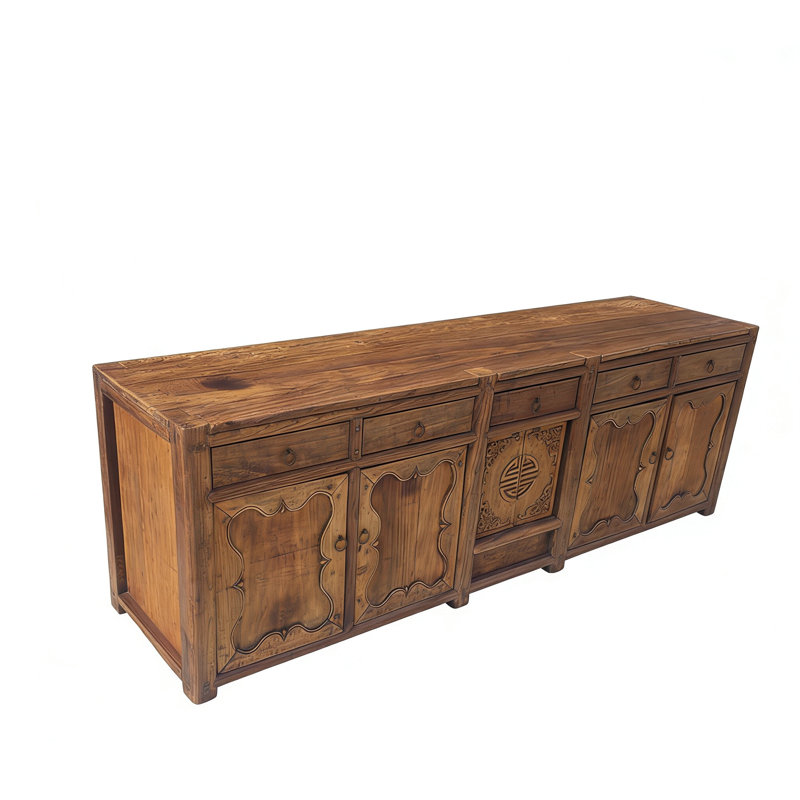Rustic 17th Century Elm Sideboard
