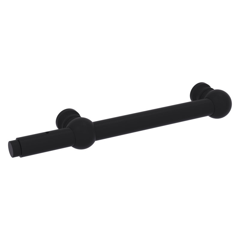 Tige de valet extensible de style traditionnel, Noir mat