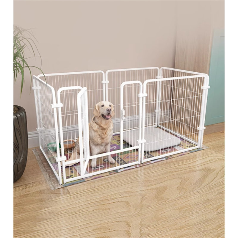 Panel Metal Exercise Pen, 23.62" H x 47.24" W x 23.62" D