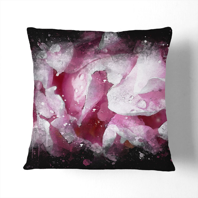 Square Throw Cushion, White, 55cm H x 55cm W x 20cm D