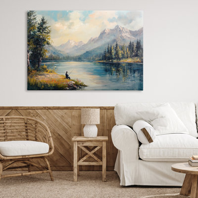 Secret Fishing Spot Canvas, design by Petal Prints Design