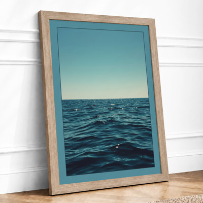 Ocean Horizon Coastal - Framed Print