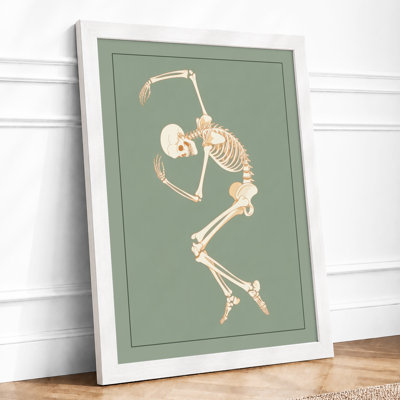 Skeletal Form In Motion Modern - Print