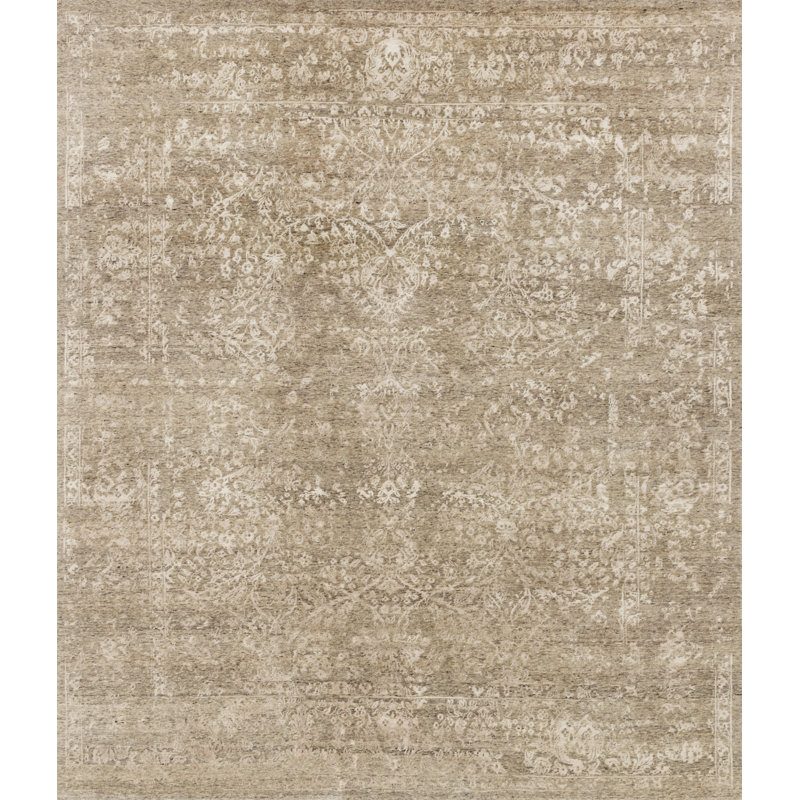 Hand Knotted Oriental Indoor Rug, Rectangle 7'9" x 9'9"