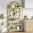 Landrienne 31.5" Bookshelf, Large Storage Bookcase-1201284611
