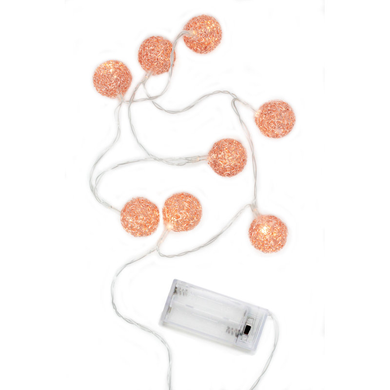 Guirlande lumineuse, Sphères tissées